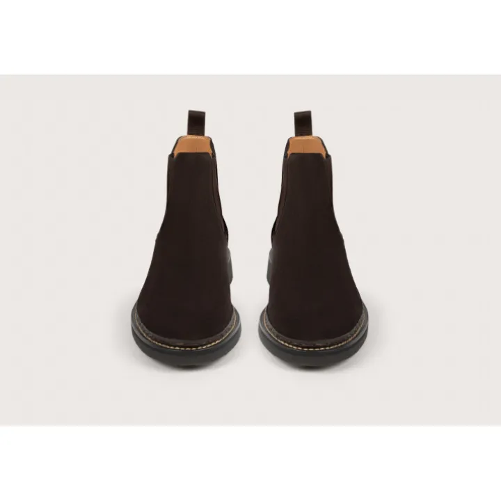 Heschung Les Intemporels|Bottines|Bottine Tremble HydrovelourscolorisMoro,semelleHevea