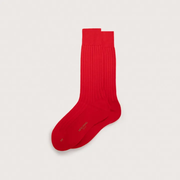 Heschung Accessoires|Chaussettes CotonRosso