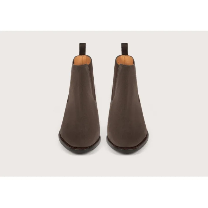 Heschung Les Intemporels|Bottines Et Bottes|Chelsea Boots Frêne HydrovelourscolorisAcacia,semelleCuir