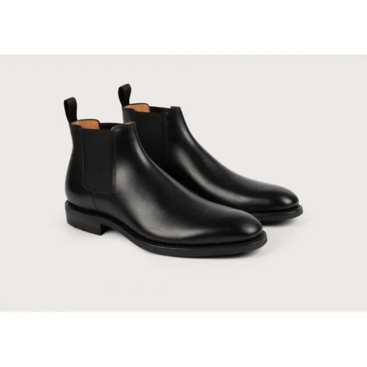 Heschung Les Intemporels|Bottines|Chelsea Boots Fusain BoxcolorisNoir,semelleOnyx