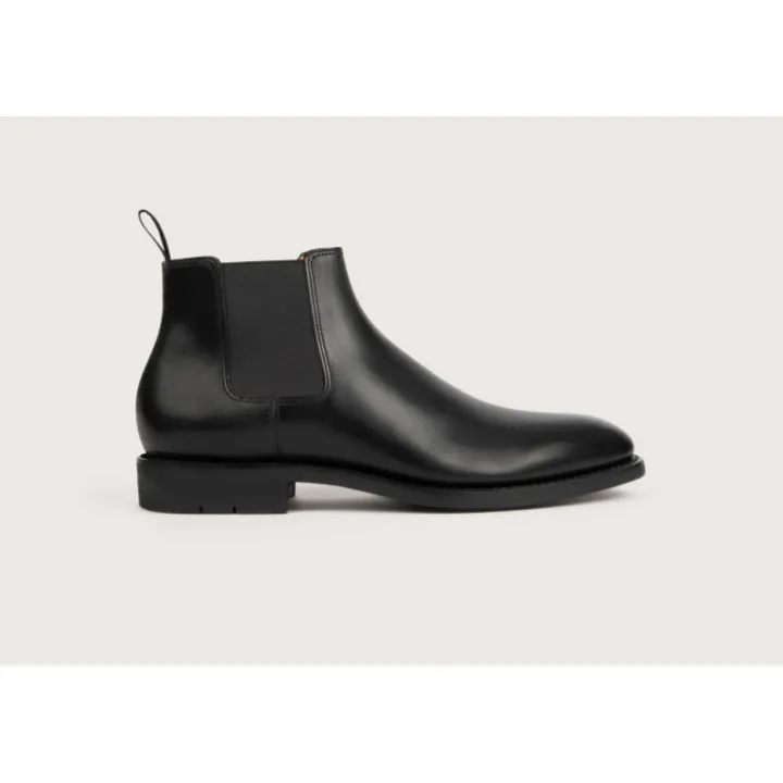 Heschung Les Intemporels|Bottines|Chelsea Boots Fusain BoxcolorisNoir,semelleOnyx
