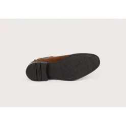 Heschung Les Intemporels|Bottines|Chelsea Boots Fusain HydrovelourscolorisCigare,semelleOnyx