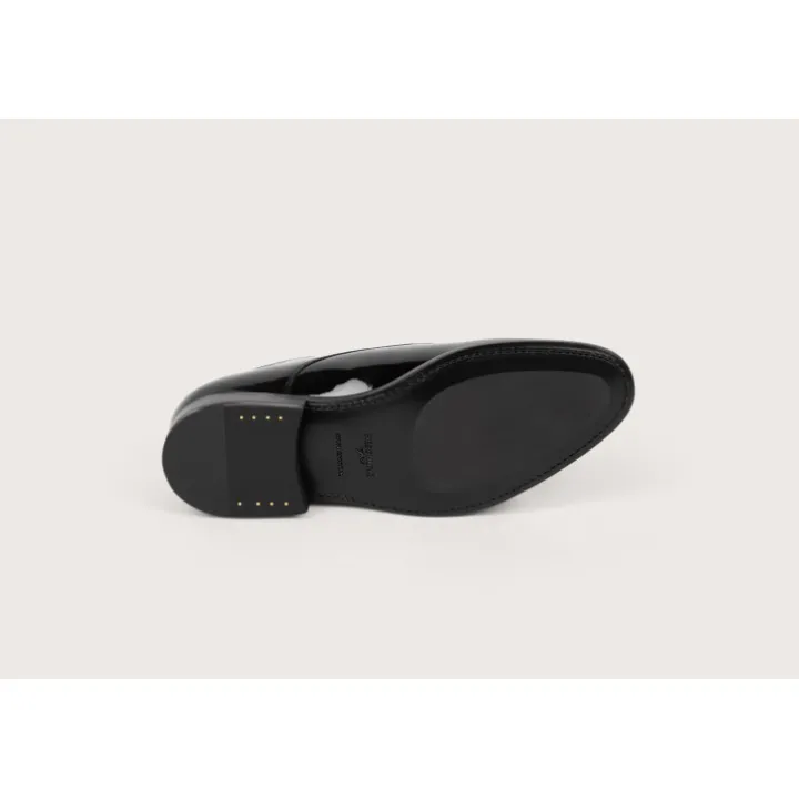 Heschung Derbies|Derby Aralia VerniscolorisNoir,semelleCuir
