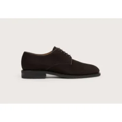 Heschung Les Intemporels|Derbies|Derby Aralia HydrovelourscolorisMoro,semelleOnyx