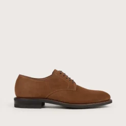 Heschung Les Intemporels|Derbies|Derby Aralia HydrovelourscolorisCigagre,semelleOnyx