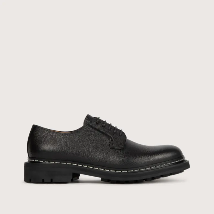 Heschung Derbies|Derby Aronia BelugacolorisNoir,semelleCommando