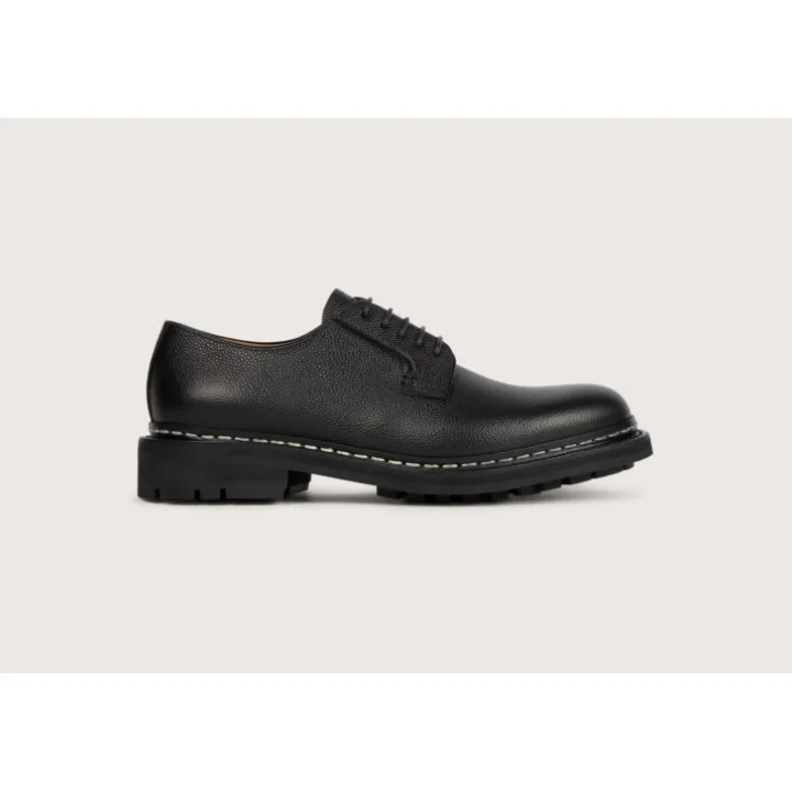 Heschung Derbies|Derby Aronia BelugacolorisNoir,semelleCommando