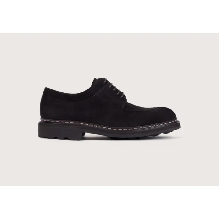 Heschung Les Intemporels|Derbies|Derby Catalpa HydrovelourscolorisMoro,semelleRavel
