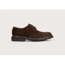 Heschung Les Intemporels|Derbies|Derby Crocus HydrovelourscolorisCafu00e9,semelleRavel