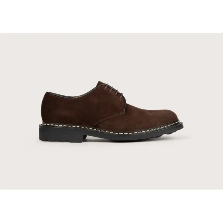 Heschung Les Intemporels|Derbies|Derby Crocus HydrovelourscolorisCafu00e9,semelleRavel