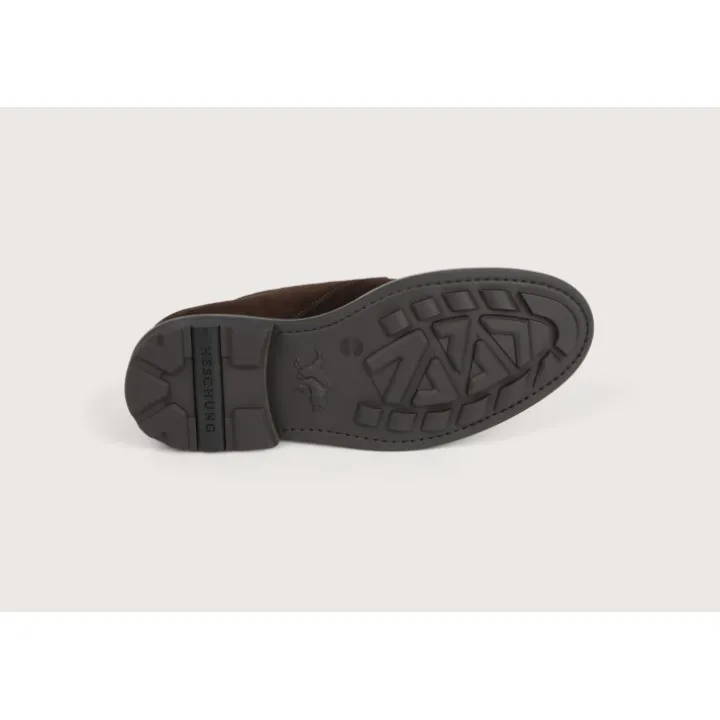 Heschung Les Intemporels|Derbies|Derby Crocus HydrovelourscolorisCafu00e9,semelleRavel