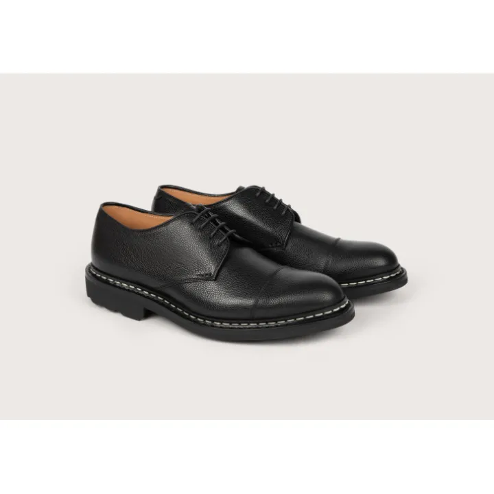 Heschung Derbies|Derby Houx SesamecolorisNoir,semelleRavel