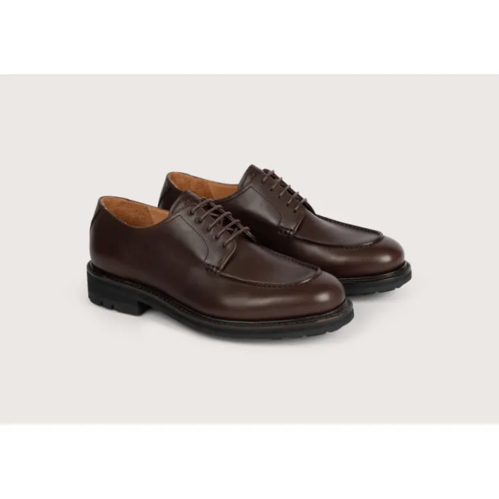 Heschung Les Intemporels|Derbies|Derby Ilex AnilcalfcolorisCafu00e9,semelleCommando