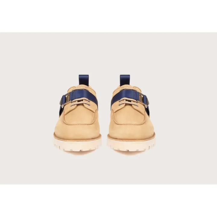 Heschung Derbies|Derby Ilex-S HydrovelourscolorisSable,semelleG-Light