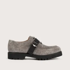 Heschung Derbies|Derby Ilex-S Velours/FeutrecolorisGrey,semelleG-Light