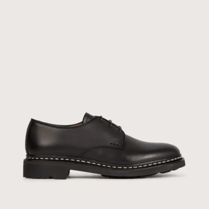 Heschung Derbies|Derby Malva AnilcalfcolorisNoir,semelleRavel
