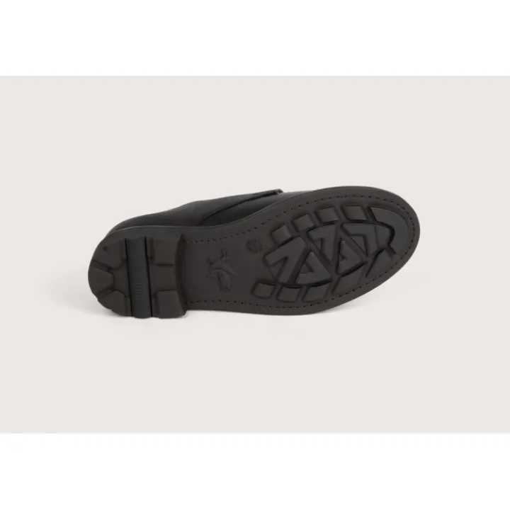 Heschung Derbies|Derby Malva AnilcalfcolorisNoir,semelleRavel