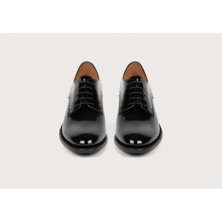 Heschung Derbies|Derby Marcia VerniscolorisNoir,semelleCuir