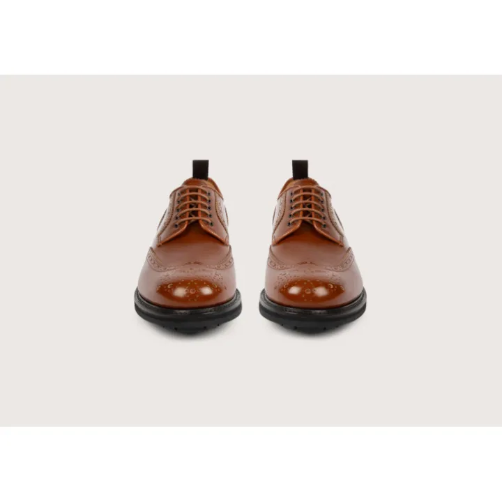 Heschung Derbies|Derby Vanda WindsorcolorisCognac,semelleCommando