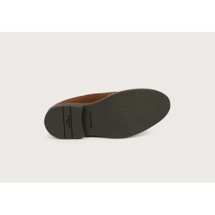 Heschung Les Intemporels|Bottines|Desert Boot Genêt HydrovelourscolorisCigare,semelleHu00e9vu00e9a