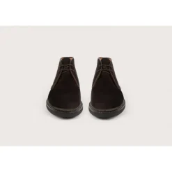 Heschung Les Intemporels|Bottines|Desert Boot Genêt HydrovelourscolorisMoro,semelleHu00e9vu00e9a