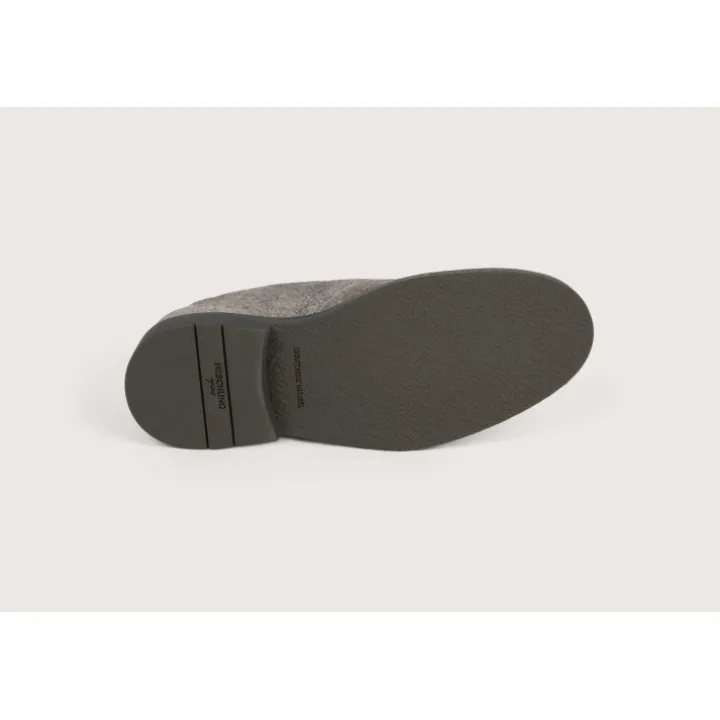 Heschung Les Intemporels|Bottines|Desert Boot Genêt Velours/FeutrecolorisGrey,semelleHu00e9vu00e9a