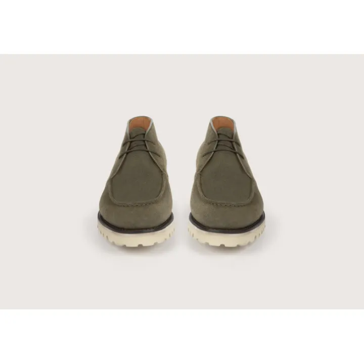 Heschung Bottines|Desert Boot Pilea VeloursGcolorisKaki,semelleG-Light
