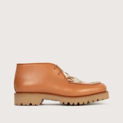 Heschung Bottines Et Bottes|Desert Boot Pilea PurecalfGoldetCowBlanc,semelleG-Light