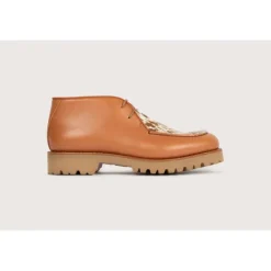 Heschung Bottines Et Bottes|Desert Boot Pilea PurecalfGoldetCowBlanc,semelleG-Light