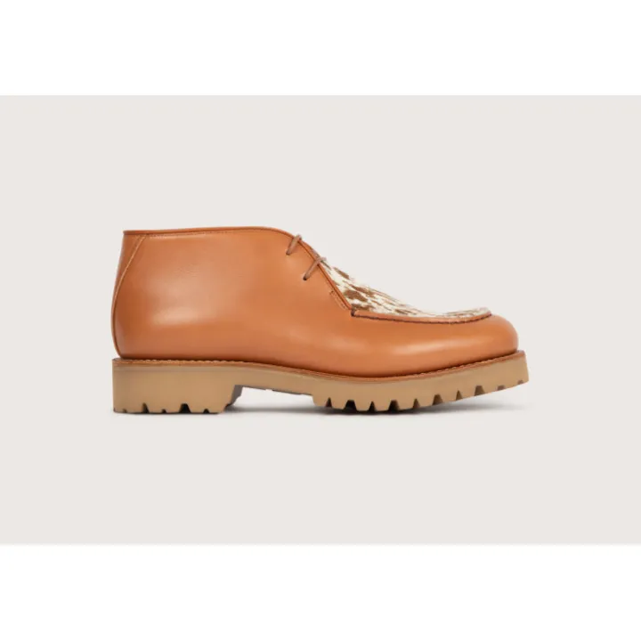 Heschung Bottines Et Bottes|Desert Boot Pilea PurecalfGoldetCowBlanc,semelleG-Light