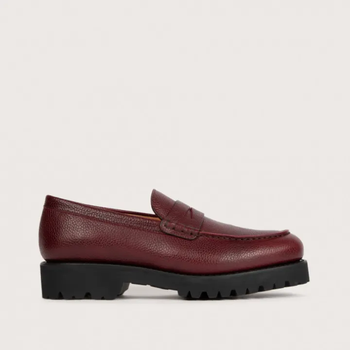 Heschung Mocassins|Mocassin Aloe KotorcolorisSyrah,semelleG-Light