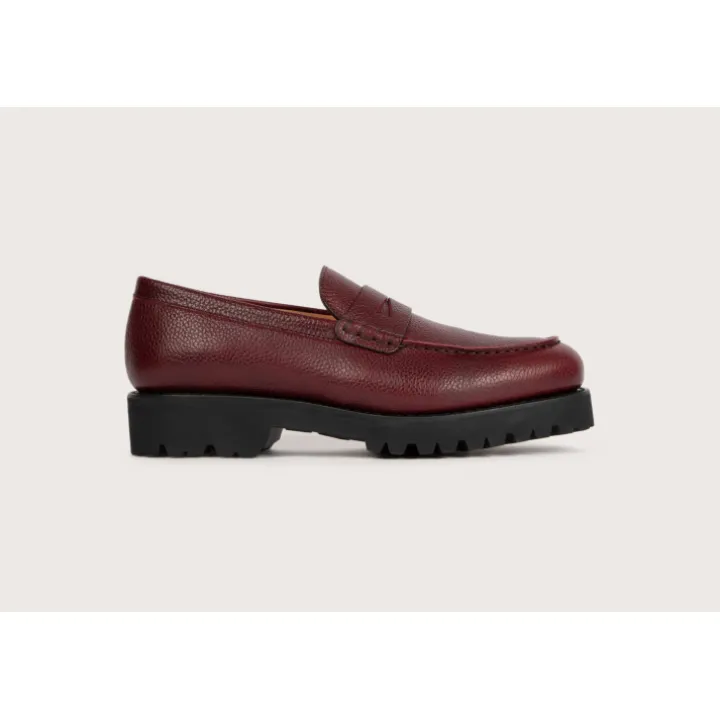 Heschung Mocassins|Mocassin Aloe KotorcolorisSyrah,semelleG-Light