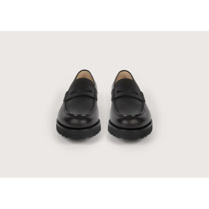 Heschung Mocassins|Mocassin Aloe AnilcalfcolorisNoir,semelleG-Light