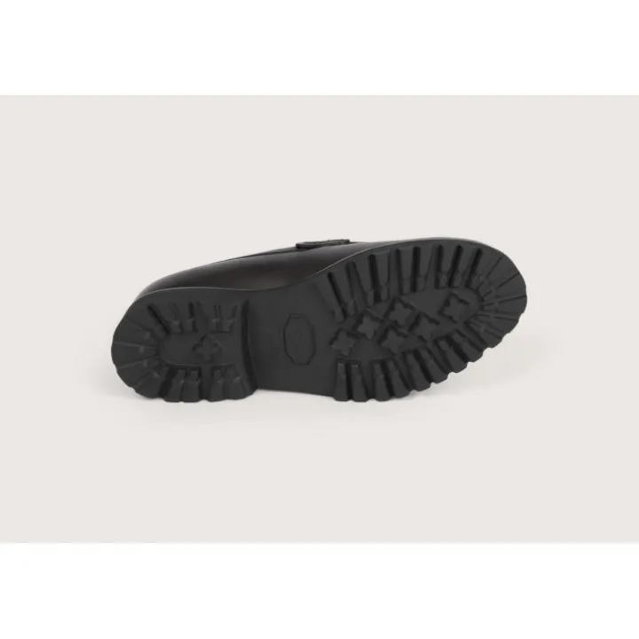 Heschung Mocassins|Mocassin Aloe AnilcalfcolorisNoir,semelleG-Light