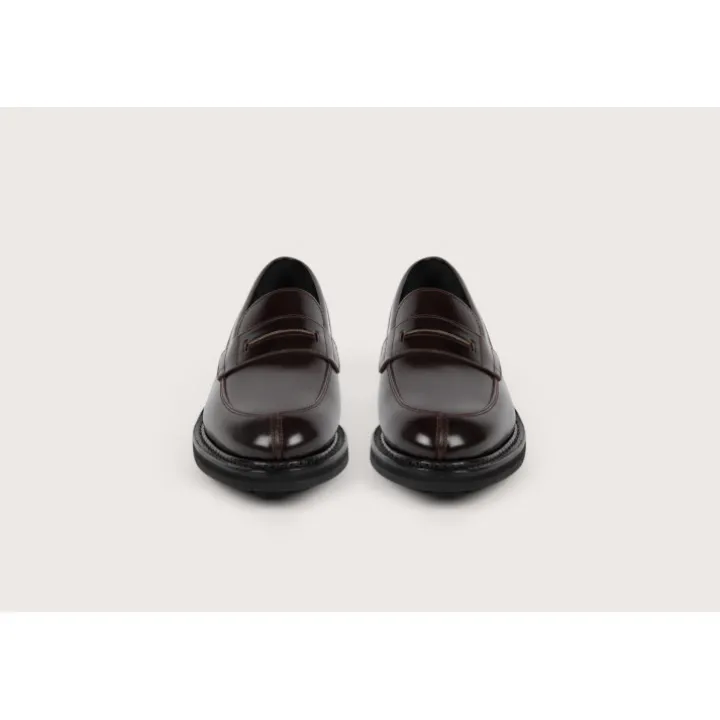 Heschung Mocassins|Mocassin Lilium WindsorcolorisAubergine,semelleCommando