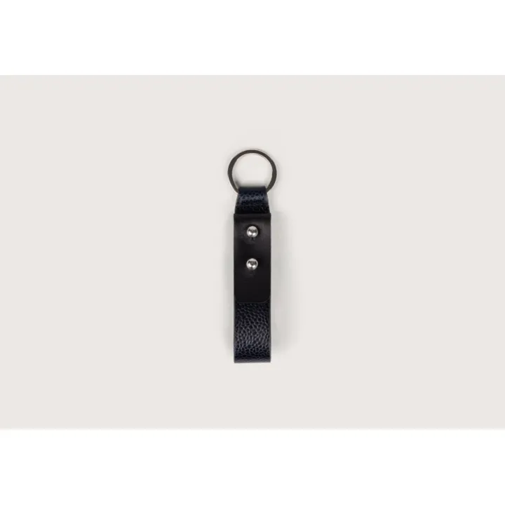 Heschung Accessoires|Porte-clés Twist Sesame&Anilcalf-Marine&Noir