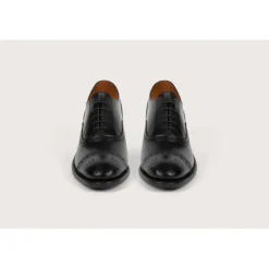 Heschung Richelieus|Richelieu Morine BoxcolorisNoir,semelleCuir