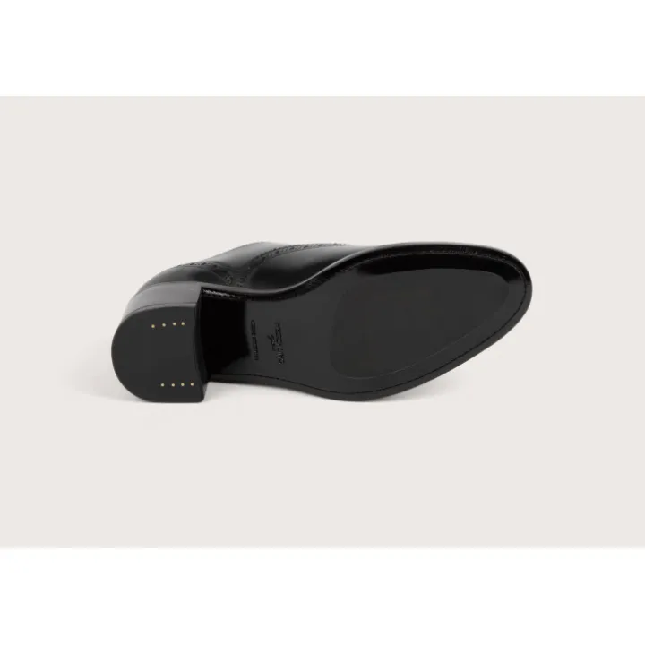 Heschung Richelieus|Richelieu Morine BoxcolorisNoir,semelleCuir