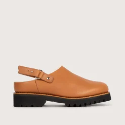 Heschung Sandales Et Mules|Sabot Oxalis Purecalf/MoutoncolorisGold,semelleG-Light