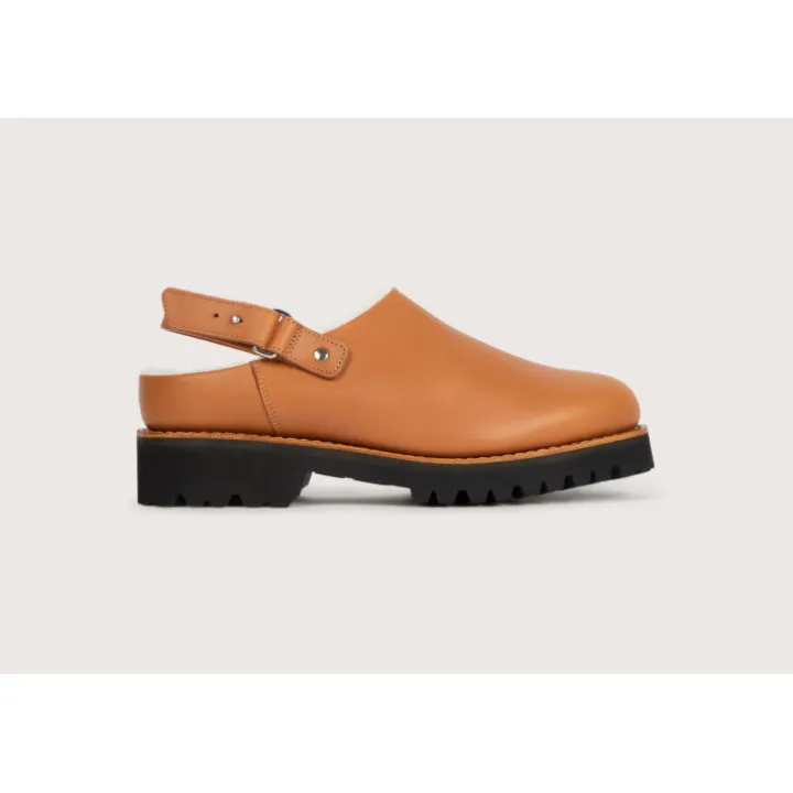 Heschung Sandales Et Mules|Sabot Oxalis Purecalf/MoutoncolorisGold,semelleG-Light