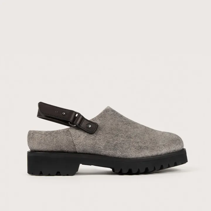 Heschung Sandales Et Mules|Sabot Oxalis Velours/FeutrecolorisGrey,semelleG-Light