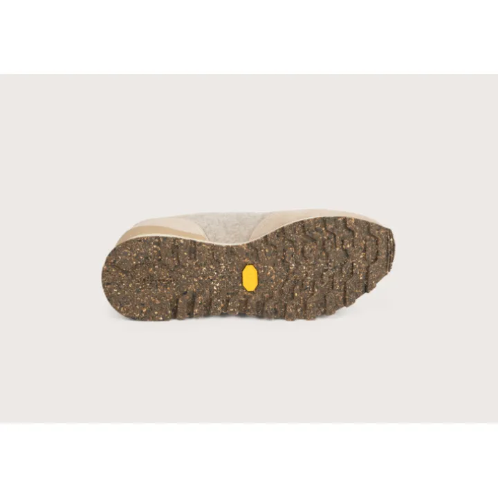 Heschung Sneakers|Sneakers Athi Hydrovelours/LainecolorisGrege/Argile,semelleTrainer