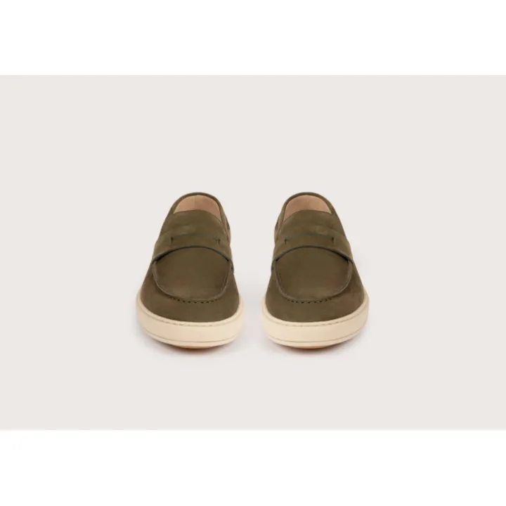 Heschung Sneakers|Sneakers Clay NubuckcolorisKaki,semelleSmash
