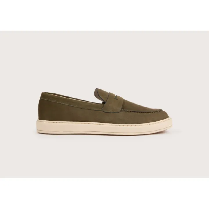 Heschung Sneakers|Sneakers Clay NubuckcolorisKaki,semelleSmash